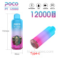 नया POCO PT 12000 पफ्स डिस्पोजेबल वेप